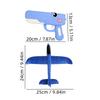 Foam Glider Airplane Launcher Toy, Dinosaur Catapult Gun Aircraft, Outdoor Flying Aircraft with Easy-Load Mechanism, Long Flight Distance Gliders