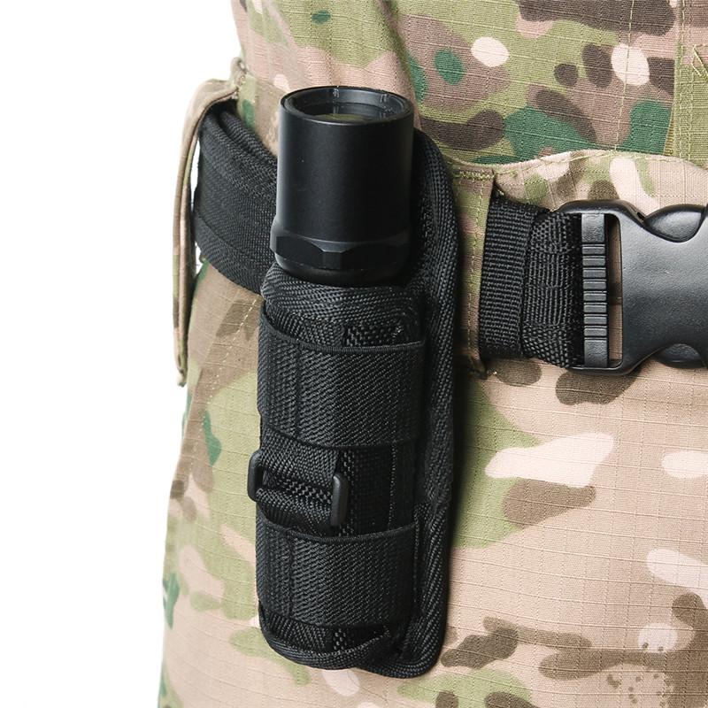 360 Degrees Rotatable Flashlight Pouch//Holster for Surefire G2 6P E2L FENIX UC30