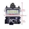 2Pcs LED License Plate Light For Toyota Yaris Prius Camry Corolla Ractis Verso