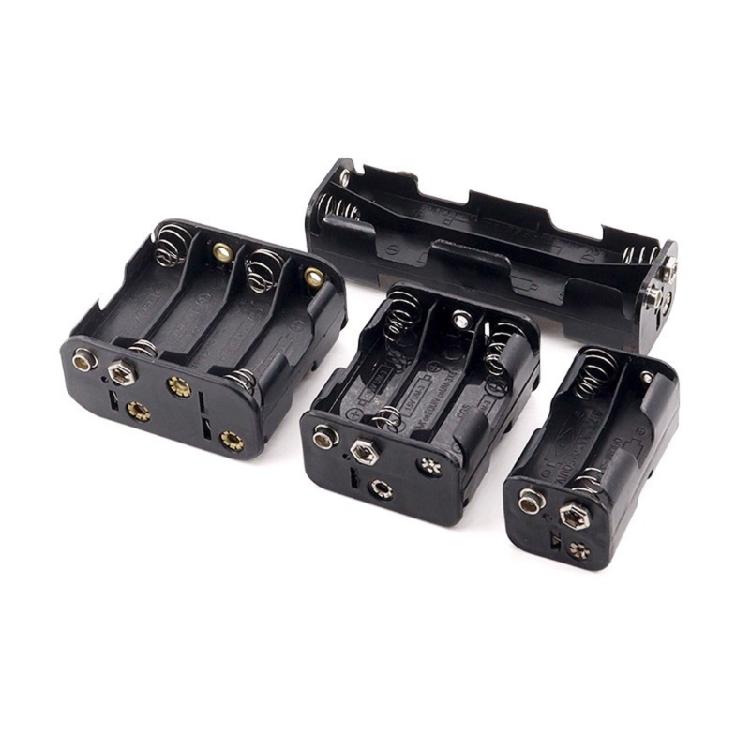 Shockproof 2/3/4/6/8 Slot LR06 Battery Holder Lightweight 2/3/4/6/8 Slots Container Battery Holder For Camping Equipment