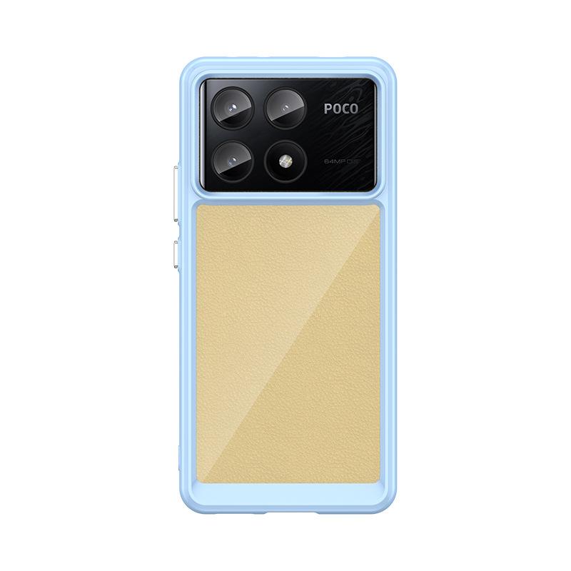 Applicable To Colorful Xiaomi PocoX1Pro Mobile Phone Case K11E Mobile Phone Case F1Pro All-inclusive Acrylic + TPU Solid Color