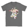 Crayon Shin-Chans T-Shirt Summer Japanese Cartoon Cotton T Shirts For Couple Custom DIY Tee Shirt Short Sleeve Y2K Fun Clothes