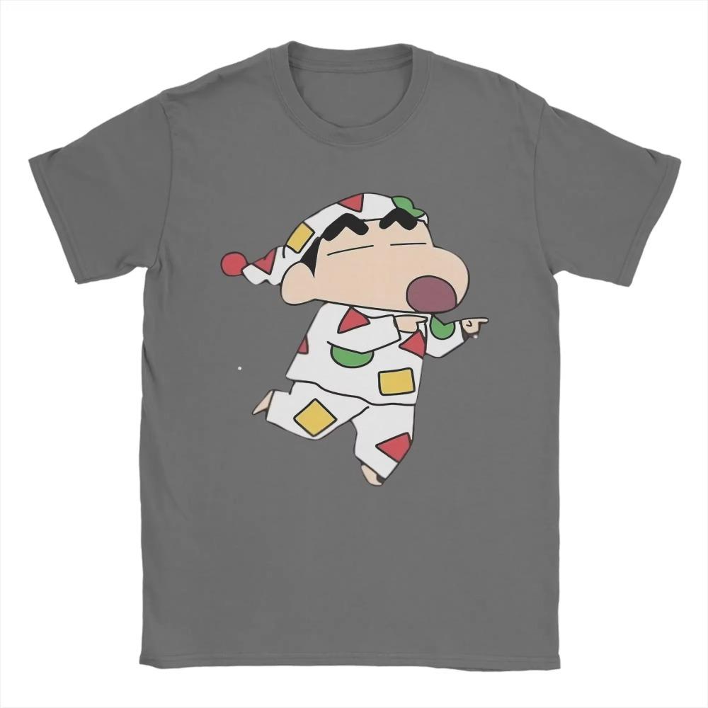 Crayon Shin-Chans T-Shirt Summer Japanese Cartoon Cotton T Shirts For Couple Custom DIY Tee Shirt Short Sleeve Y2K Fun Clothes