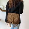 Women's velvet shoulder bag saddle soft shoulder bag with strap zippered inner pocket monochromatic nylon high quality fashion