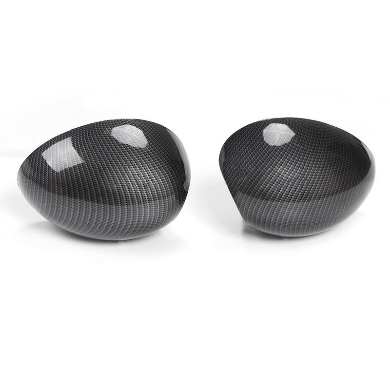 ABS Carbon Texture Wing Mirror Cover Cap 51162754913 For Mini For Cooper R55 R56 R57 R58 R60 R61 2007-2014 -2Pcs