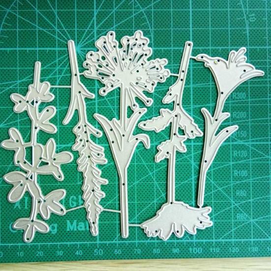 Květina List Kovové Vyřezávací Šablony DIY Scrapbook Papírové Karty Foto Dekor Šablona