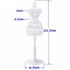 1/6 Hollow Mannequin Doll Clothes Three-dimensional Hanger Clothing Design Display Stand Desktop Decoration Doll Accessories