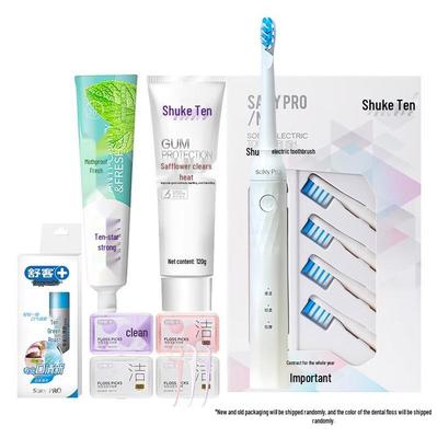 Sakyk+ Kit de Escova de Dentes Elétrica N1 para Higiene Bucal