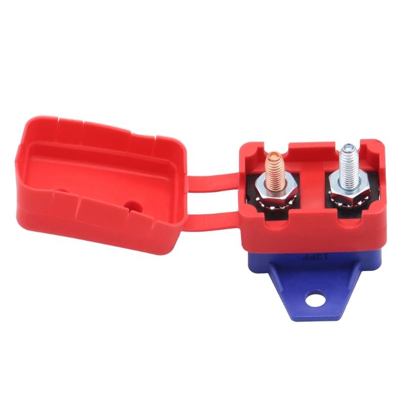 2Pieces 15A Automatic Reset Circuit Breakers Overcurrent Protectors 6-28VDC Systems Plastic Housing Mounting Wing Design