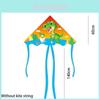 Weifang Hongyun New Children's Cartoon Triangle Princess Kite Line Wheel Easy To Fly Rainbow Long Tail Curved Edge Kite
