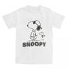 Herren Damen Peanuts Snoopy Taucher Grafik T-Shirt Zeug Vintage Baumwolle Cartoon Hund T-Shirts Oberteile Geschenkidee