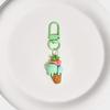 Adorable Cartoon Ice Cream Cake Keychain Pendant - Creative Birthday Gift for Girls and Students