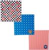 Marushin Piccolino Lunch and Perfect for and Elementary Suitable for Boys Cloths, 3-Piece Set, Moisture-Wicking, Quick-Drying, Antibacterial,