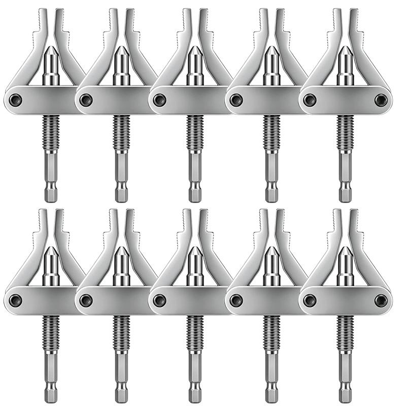 Xiaomi Universal 1/2" 3/4" 1" Hex Shank Broken Pipe Extractor Drill Powered Faucet Valve Stuck Remover Heavy Duty Plumbing Repair Tools