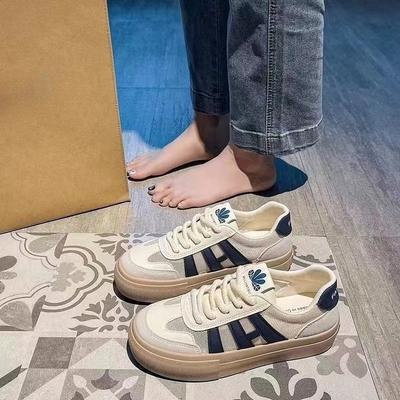Retro Forrest Gump Schoenen Dames Veelzijdige Enkellaags Net Sportschoenen en Vrijetijdsschoenen Mode Damesschoenen Nieuw Platform Ademende Boardschoenen