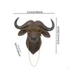 Animal Head Wall Buffalo Sculpture Decor Mount Minimalist Artistic Modern