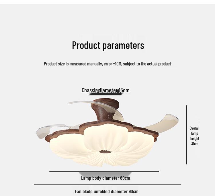 Retro French Creamy Ceiling Fan Light for Living Room, Dining Room, and Children's Bedroom