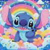 Stitch Diamond Stickers: 5D Round Crystal DIY Cross Stitch Painting Kit