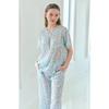 Women Indoor Wear Set Blue Floral Print Veps110wvevs110w