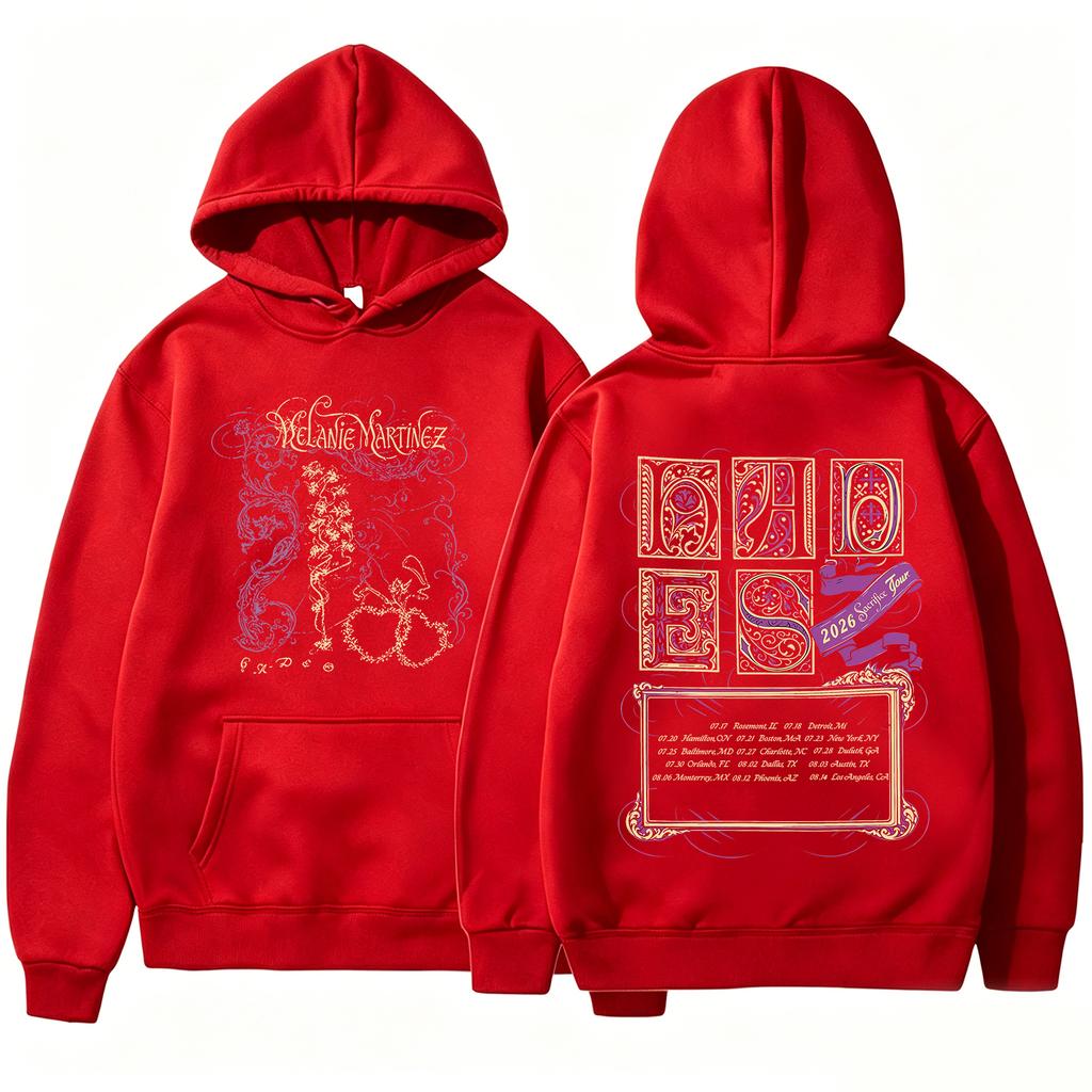 Melanie Martinez Hades The Sacrifice Tour Hoodie Casual Loose Long Sleeve Y2K Streetwear Hoodies Pullover Top