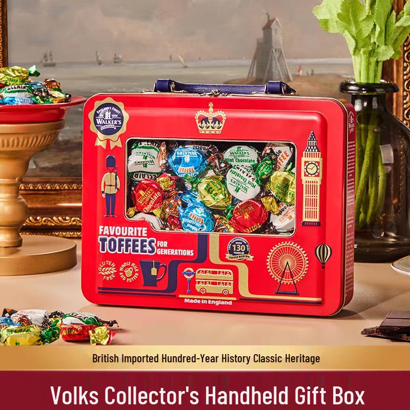 Walkers British Assorted Toffee Vintage Gift Box 308g