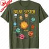 Solar System Planets Science Spacetshirt Unisex Clothing Harajuku Streetwear Camisetas