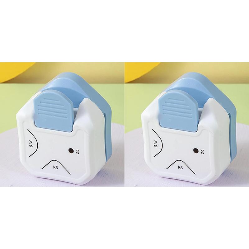 3 In1 Mini Round Corner Cutter Corner Durable Rounder Punch R4/R7/R10mm Paper Trimmer Round Corner DIY Paper Cutter Card KD05