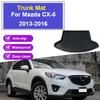 Car Rear Trunk Mat For Mazda CX-5 CX5 2013 2014 2015 2016 Luggage Liner Tray Waterproof Anti-scratch Floor Pad Auto Accessories