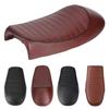 Cafe Racer Sitz Motorradsitz Motorrad PU-Leder Vintage Cafe Racer Umbau Sitz Flaches Sattelkissen für CG125 GN CG CB400SS