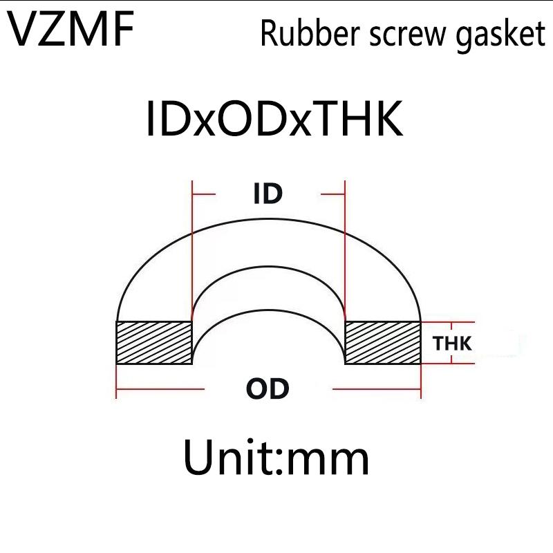 Rubber gasket screw seal ring waterproof soft Dingqing gasket cushion flat gasket temperature resistant shock absorbing gasket