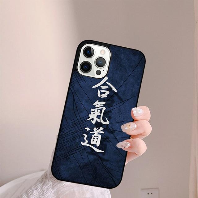 Aikido Japanese Martial Phone Case For iPhone 17 Air 13 12 14 15 16 Cover For Apple Pro Max Plus Coque