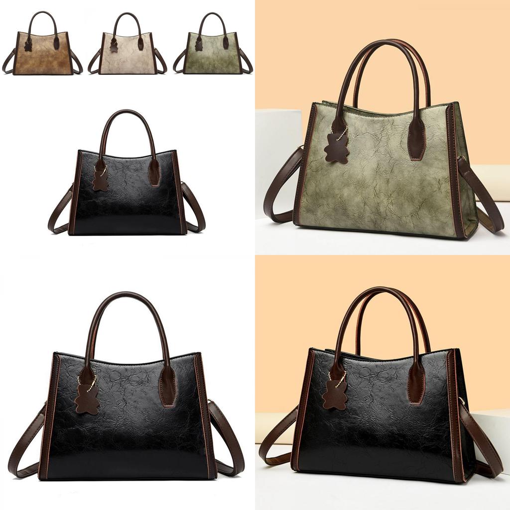 Stylish And Versatile Large Capacity Tote Bag For Women In Soft Pu Leather 2024