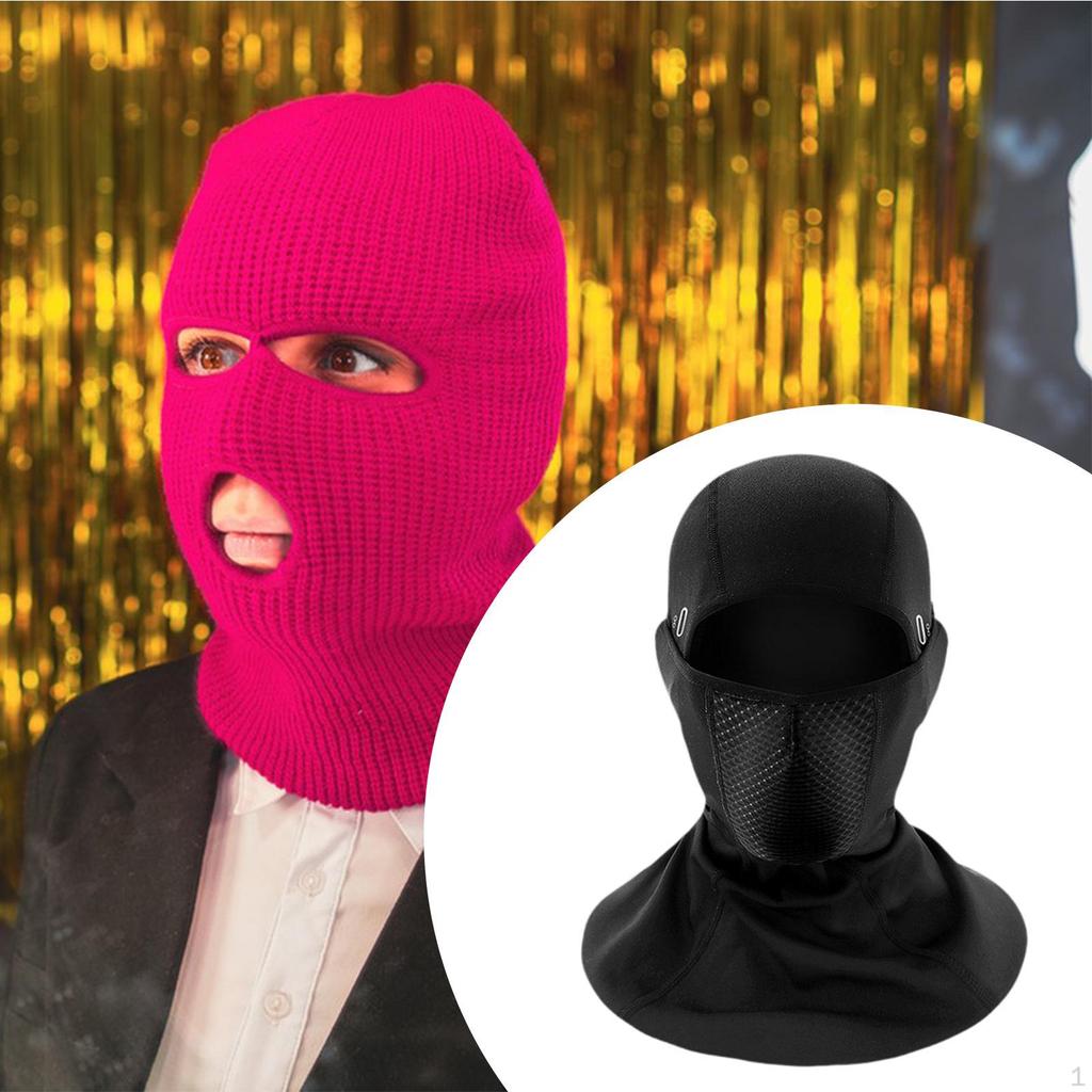 Winter Balaclava Face Mask and Head Thermal Cover Scarf Neck Warmer Hood for Motorcycle