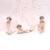 Fairy Flower 3pcs Pixie Fly Wing Family Miniature Dollhouse Garden Decor Cake