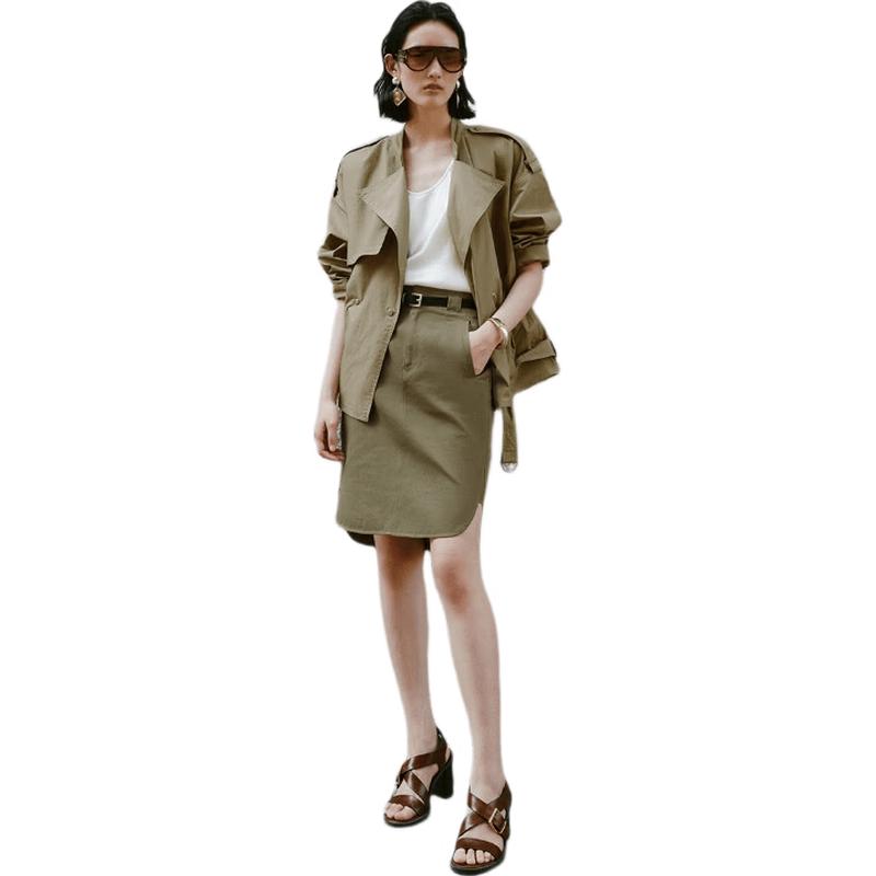 VEROMODA Workwear Style Jacket L оливковое зеленый