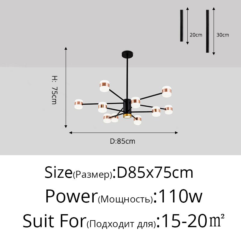 Simplicity New Chandeliers for Dining Living Room Kitchen Foyer Villa Gallery Office Bedroom Bar Indoor Home Hanging Lights