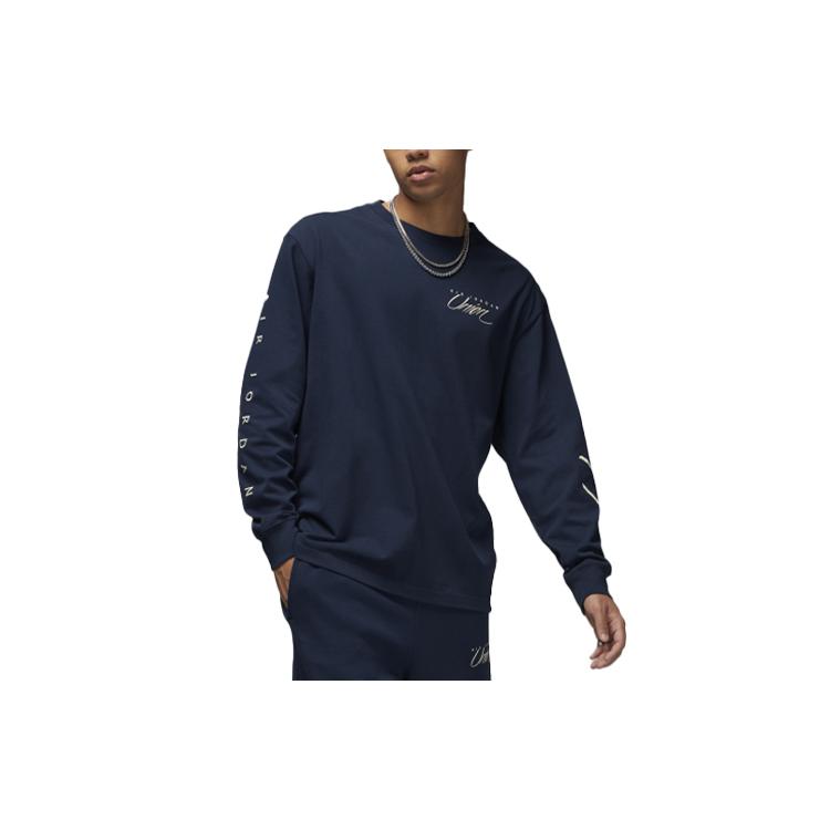 New JORDAN X Union Mj L/S Tee Asia Sizing DV7342-419