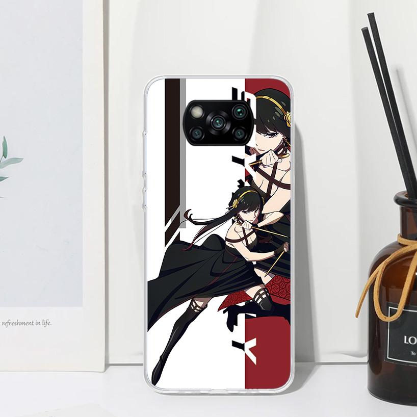 Anime Spy Family Anya Phone Case For Xiaomi Poco X7 X6 X5 M7 M8 Pro F7 Ultra Redmi 15C 15 13C 13 12C 12 10 10C 10A Art Fundas Po