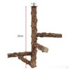 Bird Perch Stand Birdcage Platform Lightweight Wood Parrot Play for Conures Cockatiels