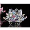 Anti-slip Crystal Flower Figurine Hue Reflection Glass Lotus Feng Shui Decor  Home Decor