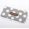 Canvas Pencil Case Aesthetic Geometric Pattern Smooth Sturdy Zipper Portable Large Capacity for Office Workers Stationery Organizer
