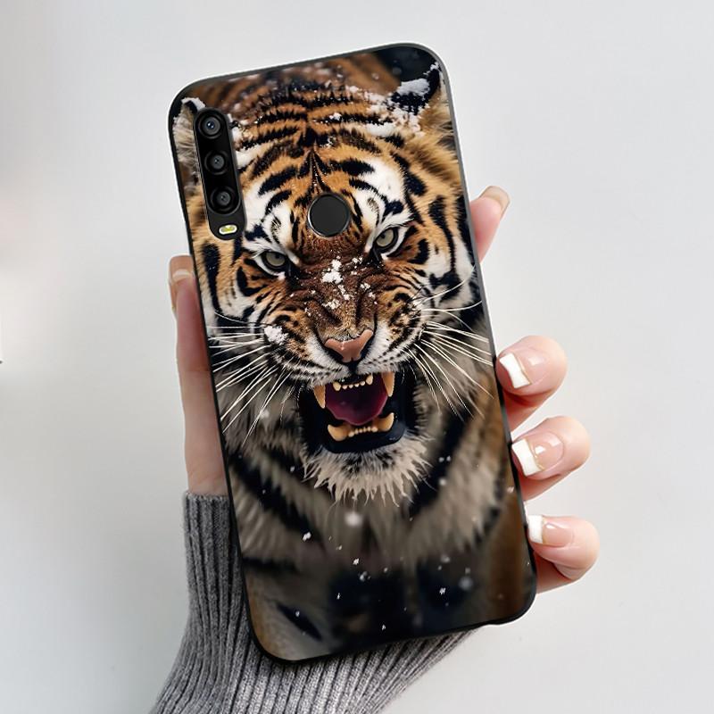 

Black Anti-scratch Soft Phone Case For TCL L10 Pro Jelly Casing Unique Design Cute Puppy Flying In The Sky Pattern Shell TCL L10 Pro