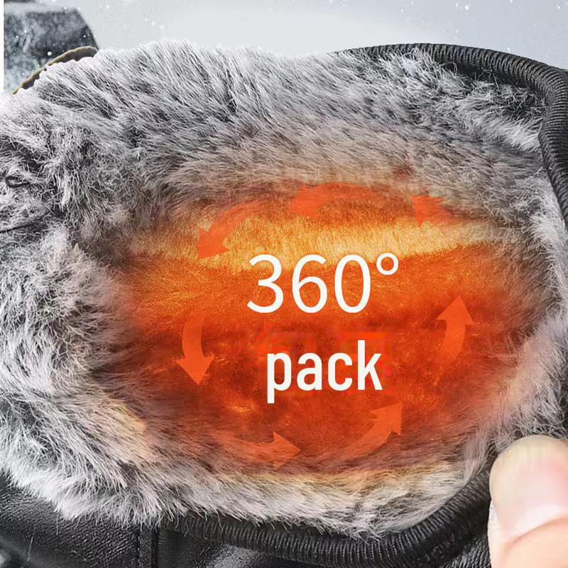 Χειμερινές Μπότες από Βαμβάκι με Αντιολισθητική Σόλα για Γυναίκες - Ζεστές, με Πλούσιο Βελούδο, Ιδανικές για Μεσήλικες και Ηλικιωμένες.