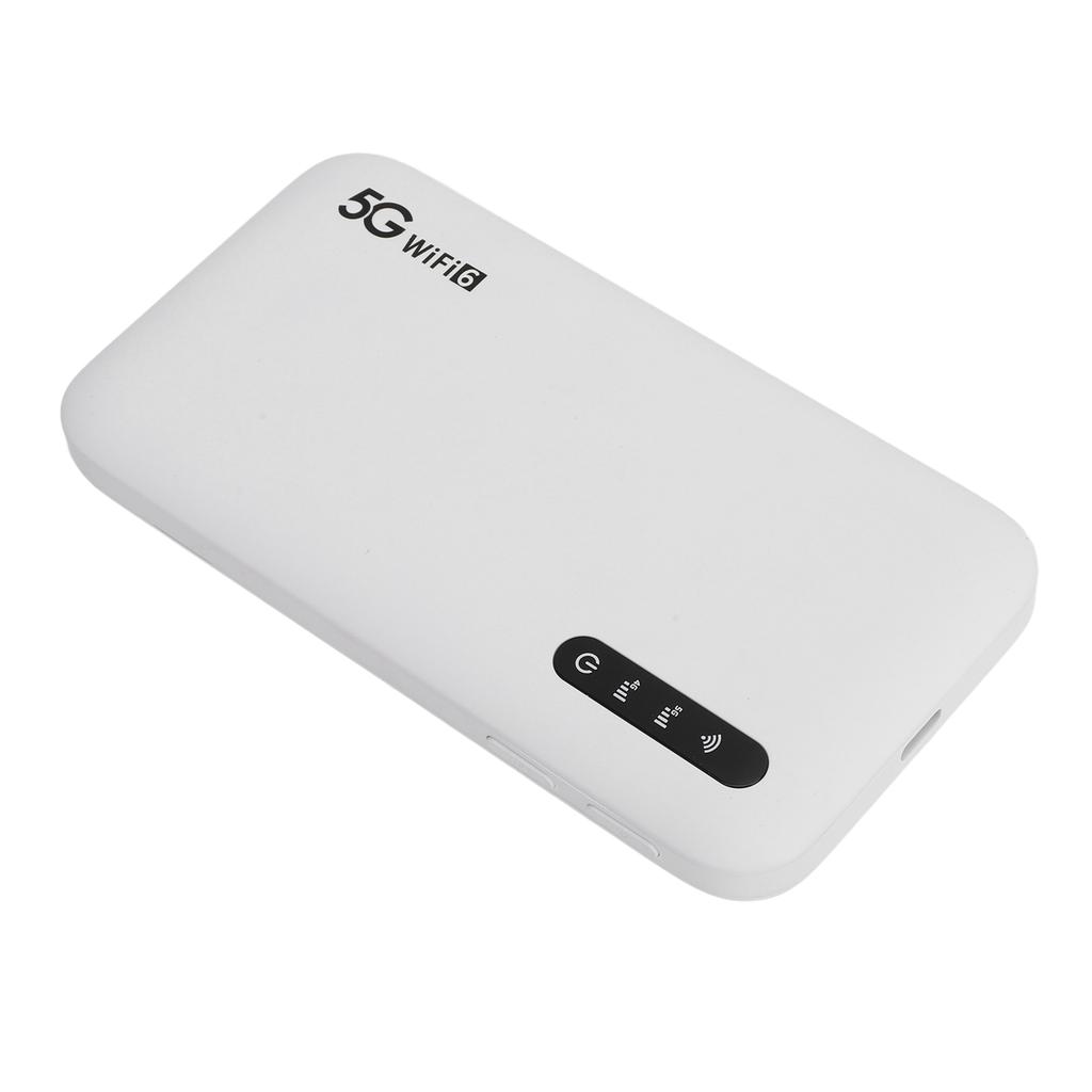 5G WiFi 6 Mobile Hotspot High Speed Support 16 Devices 6100mAh Portable WiFi Hotspot Router with SIM Card Slot for