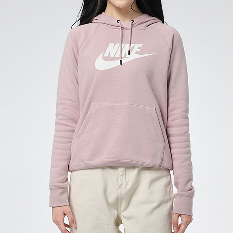 Nike NSW Essential Logo Knit Hoodie Women Hoodie Champagne BV4127-645
