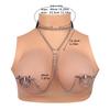 QKKQ Breast Clamps Strapon Belt and Beads Chain Nipple Clamps for Couples BDSM Bondage Nipple Clips Breast Clips Sex Toys