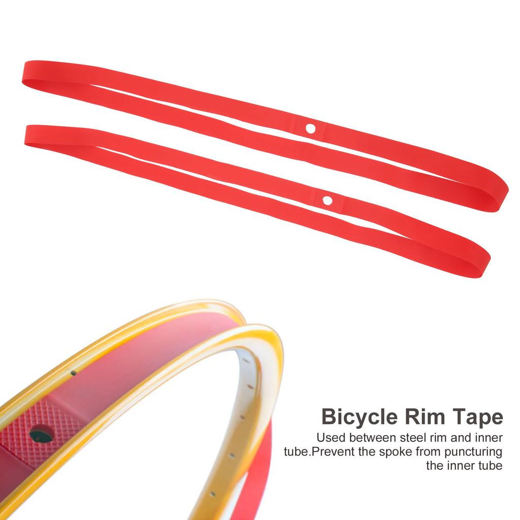 2PCS     Strip   Tape   Bike Tire Liner Inner Tube Nylon Anti Puncture Tape
