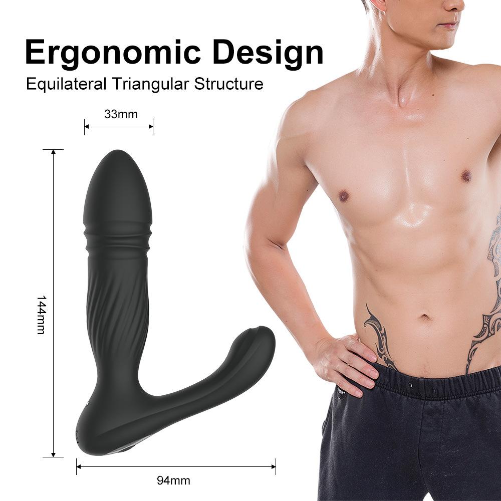 Thrusting Prostate Massager Massage Anal Dildo Oral Licking But Plug Pussy Silicone Intimate Toys For Couples Large Sex Tools For Men