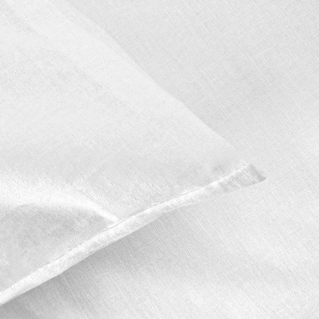 Pillowcase 50x60 White POLISH COTTON Plain Hotel Pillowcase