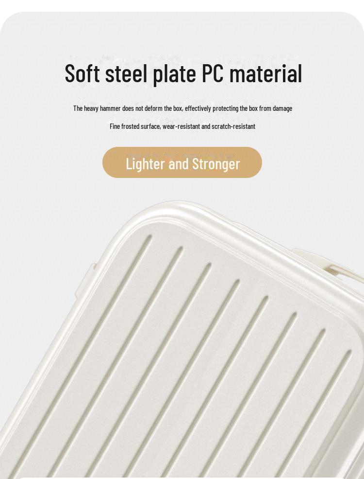 2024 Multifunctional Trolley: 20-Inch Women's and 24-Inch Men's Password Suitcase